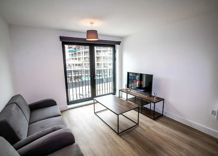 Modern & Bright 1 Bed Apartment In Liverpool